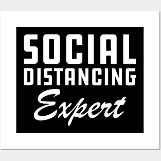 Social Distancing Expert Posters and Art